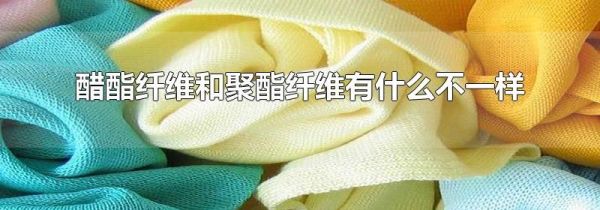 醋酯纤维和聚酯纤维有什么不一样