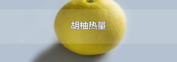 胡柚热量