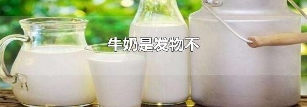 牛奶是发物不