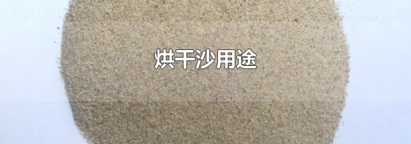 烘干沙用途