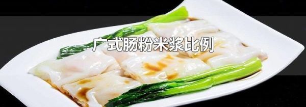 广式肠粉米浆比例