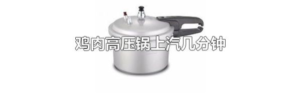鸡肉高压锅上汽几分钟
