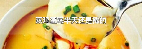 蒸鸡蛋蒸半天还是稀的