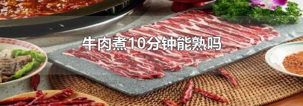 牛肉煮10分钟能熟吗