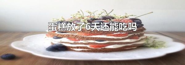 蛋糕放了6天还能吃吗