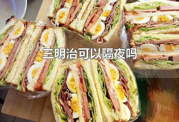 三明治可以隔夜吗