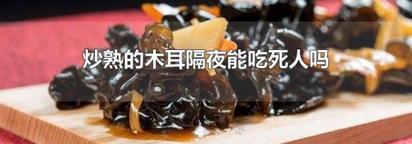 炒熟的木耳隔夜能吃死人吗