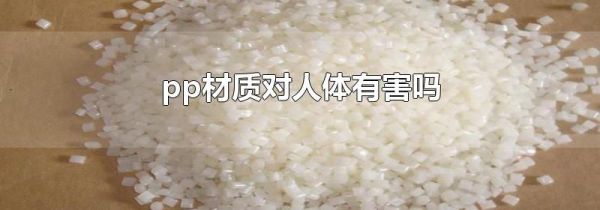 pp材质对人体有害吗