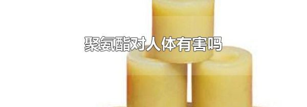 聚氨酯对人体有害吗