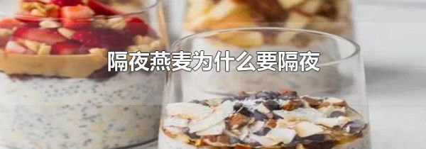 隔夜燕麦为什么要隔夜