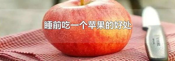 睡前吃一个苹果的好处