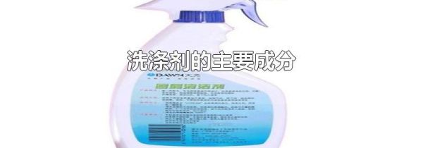 洗涤剂的主要成分