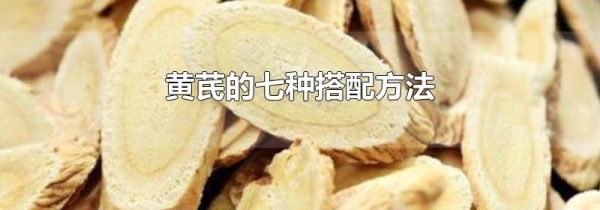 黄芪的七种搭配方法