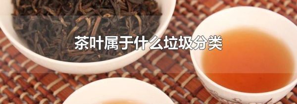 茶叶属于什么垃圾分类