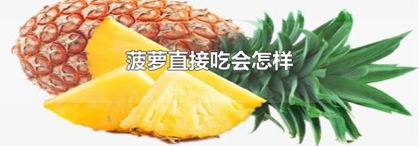 菠萝直接吃会怎样