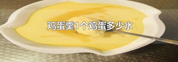 鸡蛋羹1个鸡蛋多少水