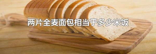 两片全麦面包相当于多少米饭