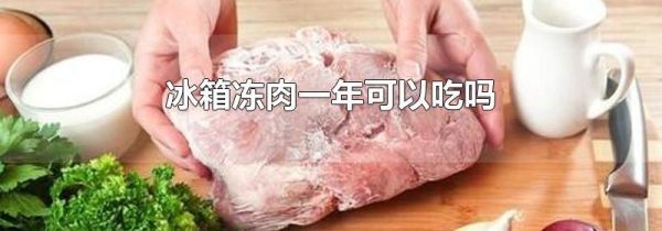 冰箱冻肉一年可以吃吗
