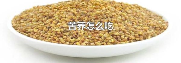 苦荞怎么吃