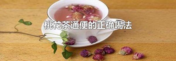 桃花茶通便的正确喝法