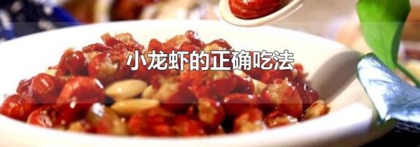 小龙虾的正确吃法