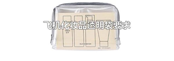飞机化妆品透明袋要求