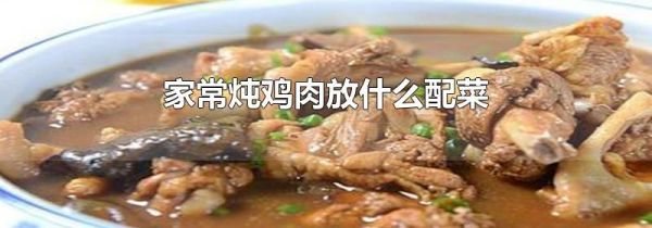 家常炖鸡肉放什么配菜