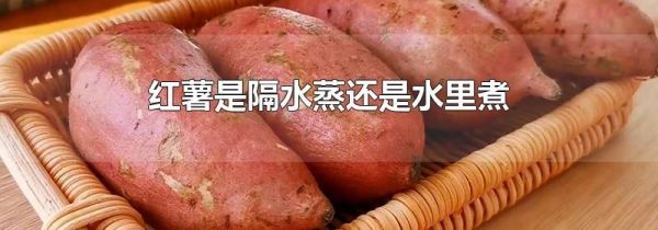 红薯是隔水蒸还是水里煮