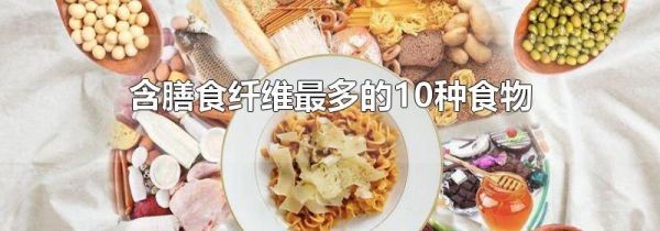 含膳食纤维最多的10种食物