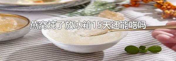 燕窝炖了放冰箱15天还能吃吗