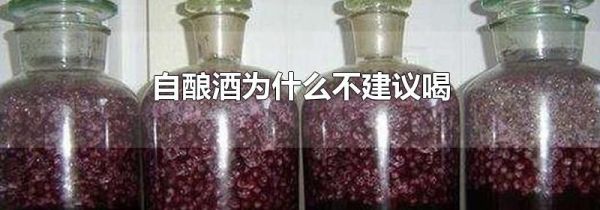 自酿酒为什么不建议喝