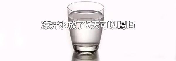 凉开水放了5天可以喝吗