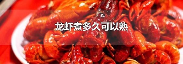 龙虾煮多久可以熟