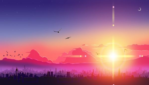 月亮和太阳是从一个方向升起的吗 太阳和月亮升起的方向一样吗