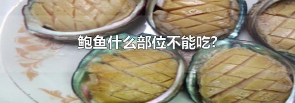 鲍鱼什么部位不能吃?