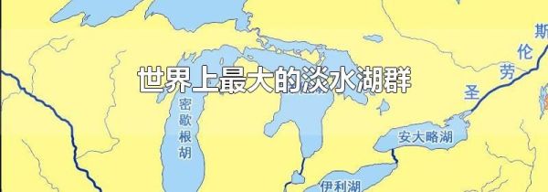 世界上最大的淡水湖群