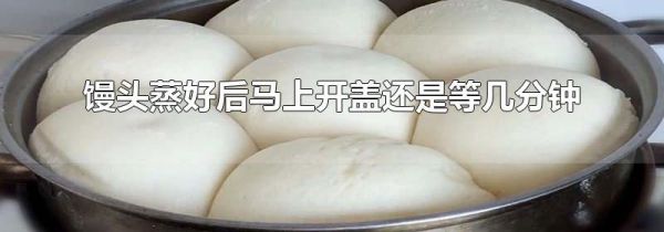 馒头蒸好后马上开盖还是等几分钟