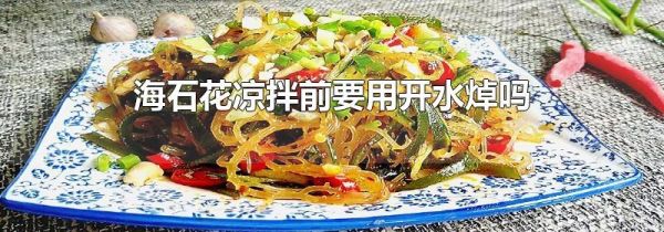 海石花凉拌前要用开水焯吗