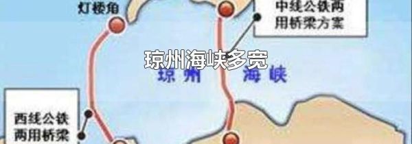 琼州海峡多宽