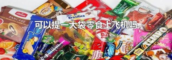 可以提一大袋零食上飞机吗