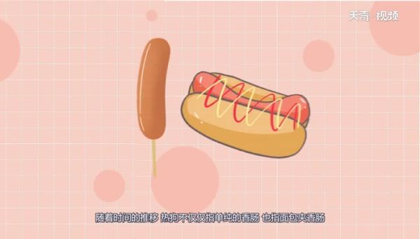 热狗的由来  热狗是怎么来的