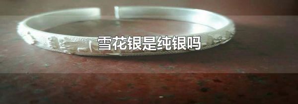 雪花银是纯银吗