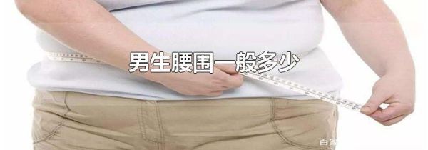 男生腰围一般多少
