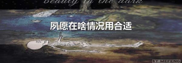 夙愿在啥情况用合适