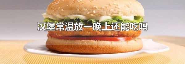 汉堡常温放一晚上还能吃吗