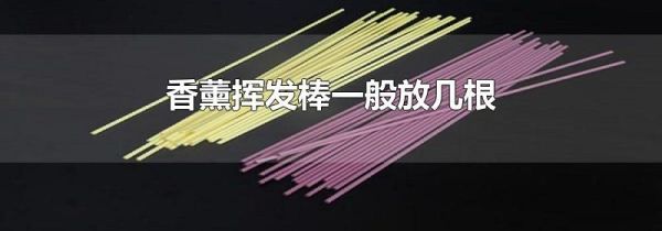 香薰挥发棒一般放几根