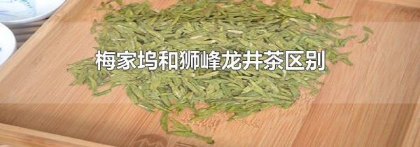 梅家坞和狮峰龙井茶区别