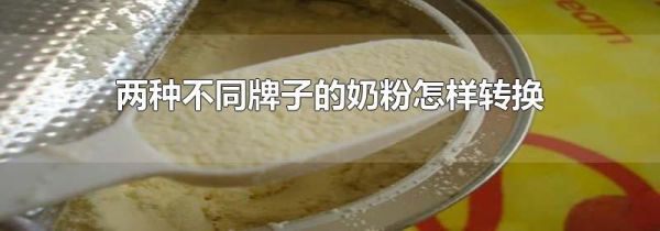 两种不同牌子的奶粉怎样转换