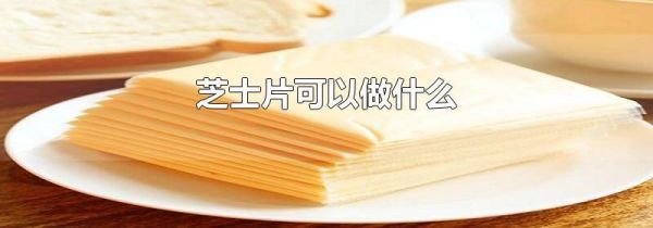 芝士片可以做什么