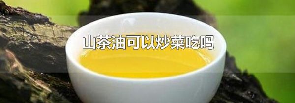 山茶油可以炒菜吃吗